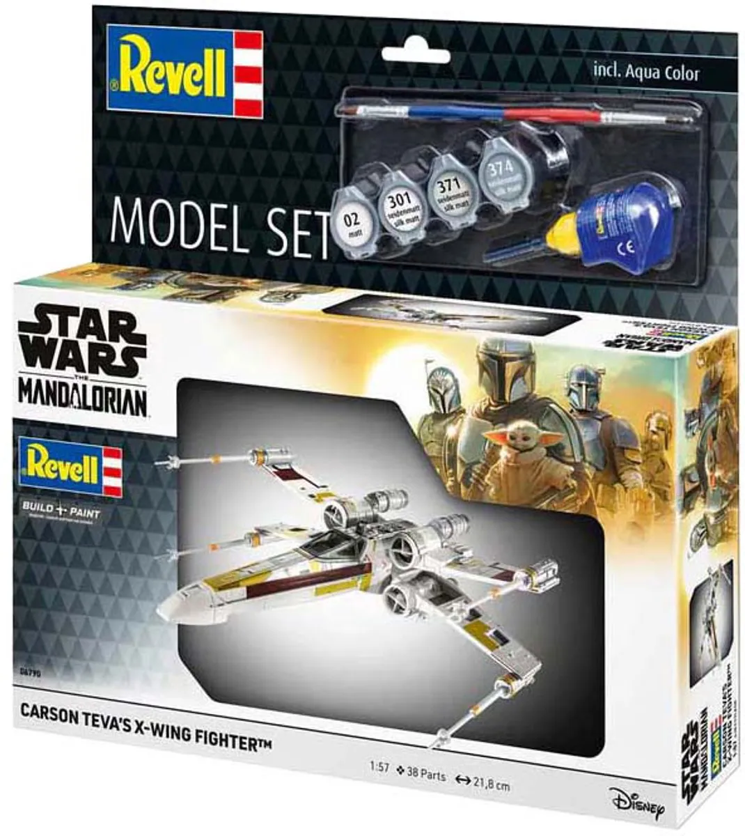 Revell Star Wars The Mandalorian X-Wing Modelbouwpakket 1:50 - 38 Onderdelen - Multi