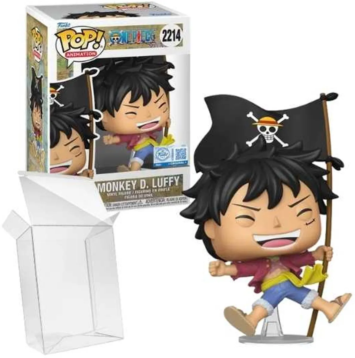 Funko Pop! One Piece Monkey D. Luffy met Vlag #2114