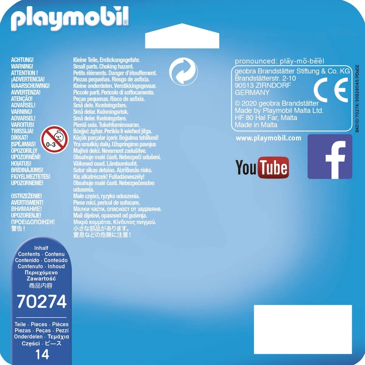 Playmobil Duo Pack Koppel Vakantiegangers 70274 - Multicolor