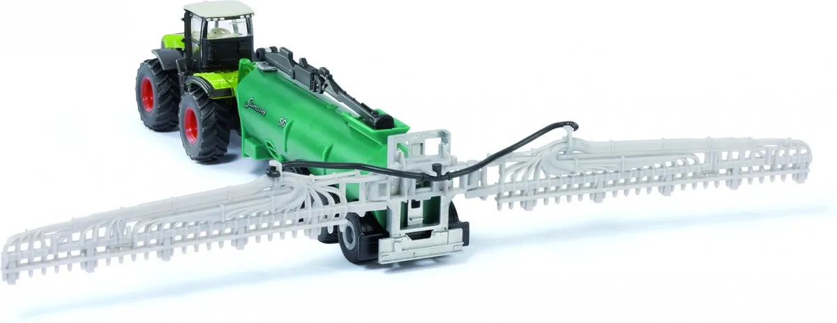 SIKU 1827 Claas Xerion Tractor met Samson Tankwagen 1:87 - Groen