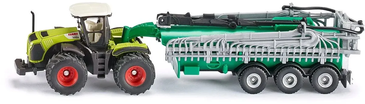 SIKU 1827 Claas Xerion Tractor met Samson Tankwagen 1:87