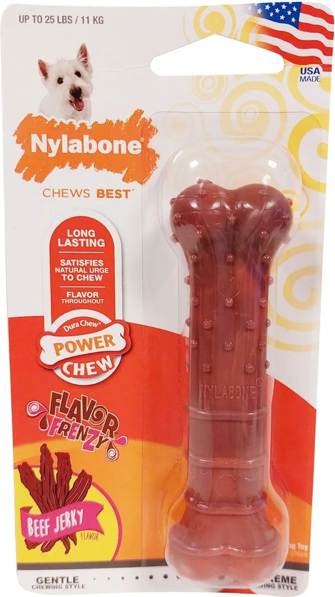 Nylabone Dura Chew Textured Bone Beef Jerky