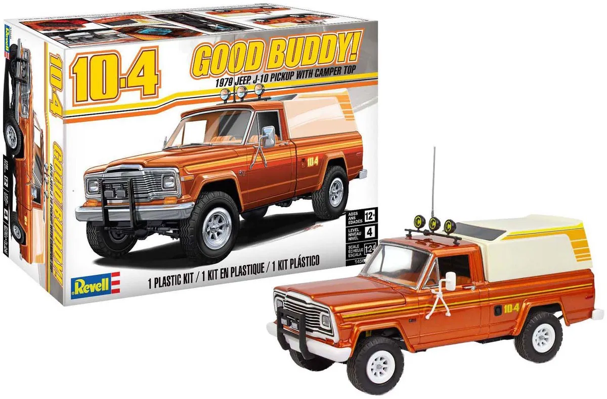 Revell 14568 1:24 Modelbouwpakket 1979 Jeep J-10 Pickup Camper Top - Multi
