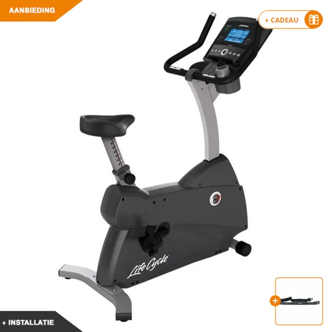 Life Fitness C3 Lifecycle Hometrainer - Antraciet - afbeelding 4 van 6
