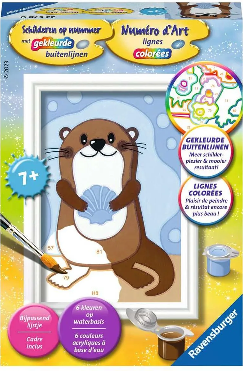Ravensburger Schilderen op Nummer Otter