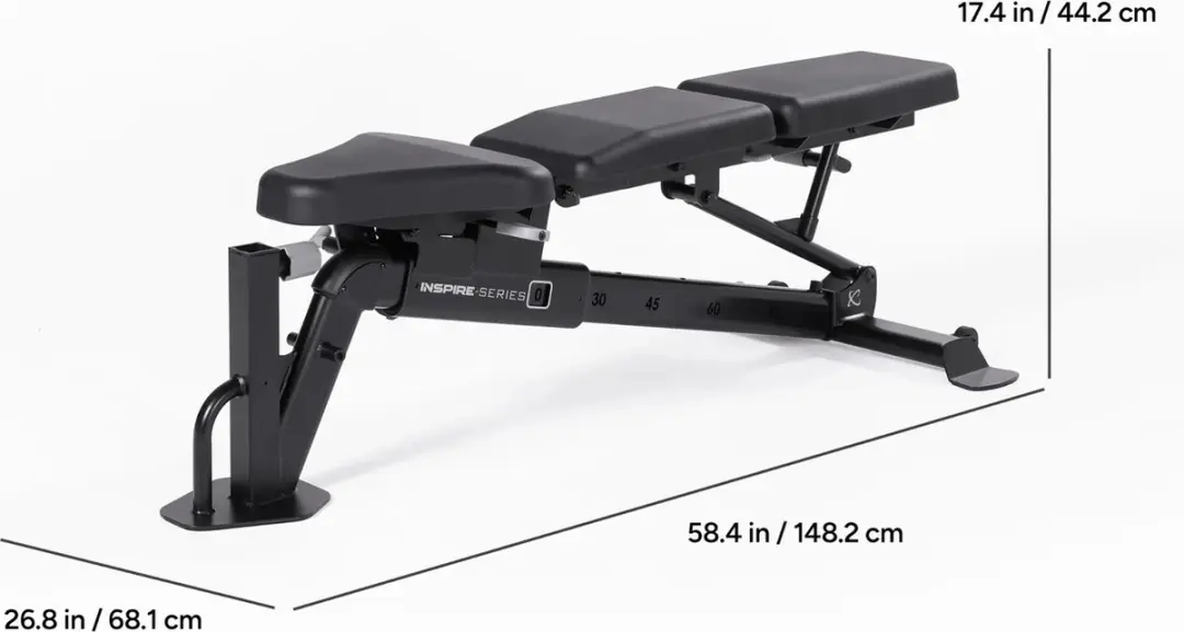 Inspire Series FID7 PRO Verstelbare Trainingsbank - Zwart
