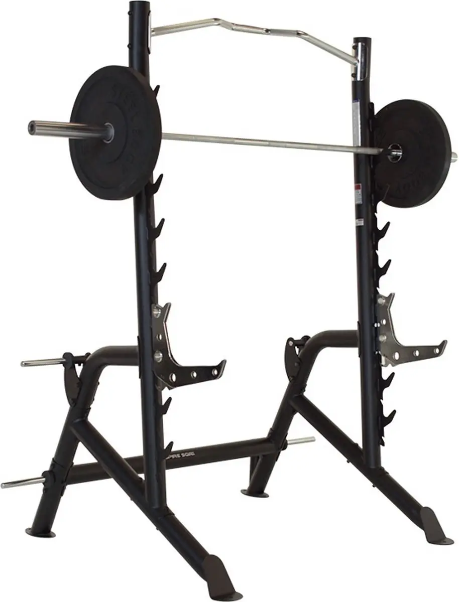 Inspire Squat Rack met Optrekstang - Zwart