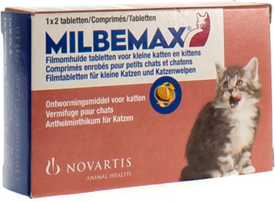 Milbemax Kitten tot 2 kg - 2 Tabletten
