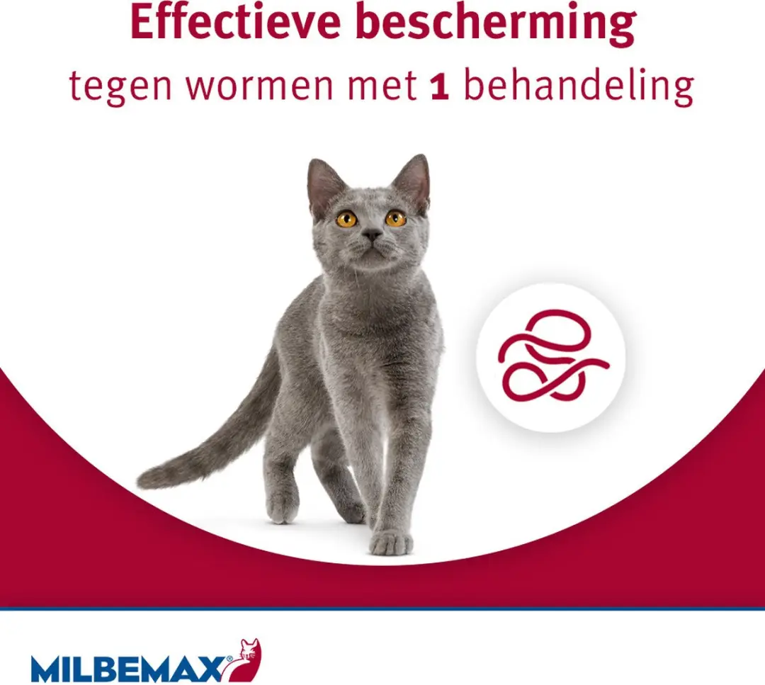 Milbemax Kitten tot 2 kg - 2 Tabletten