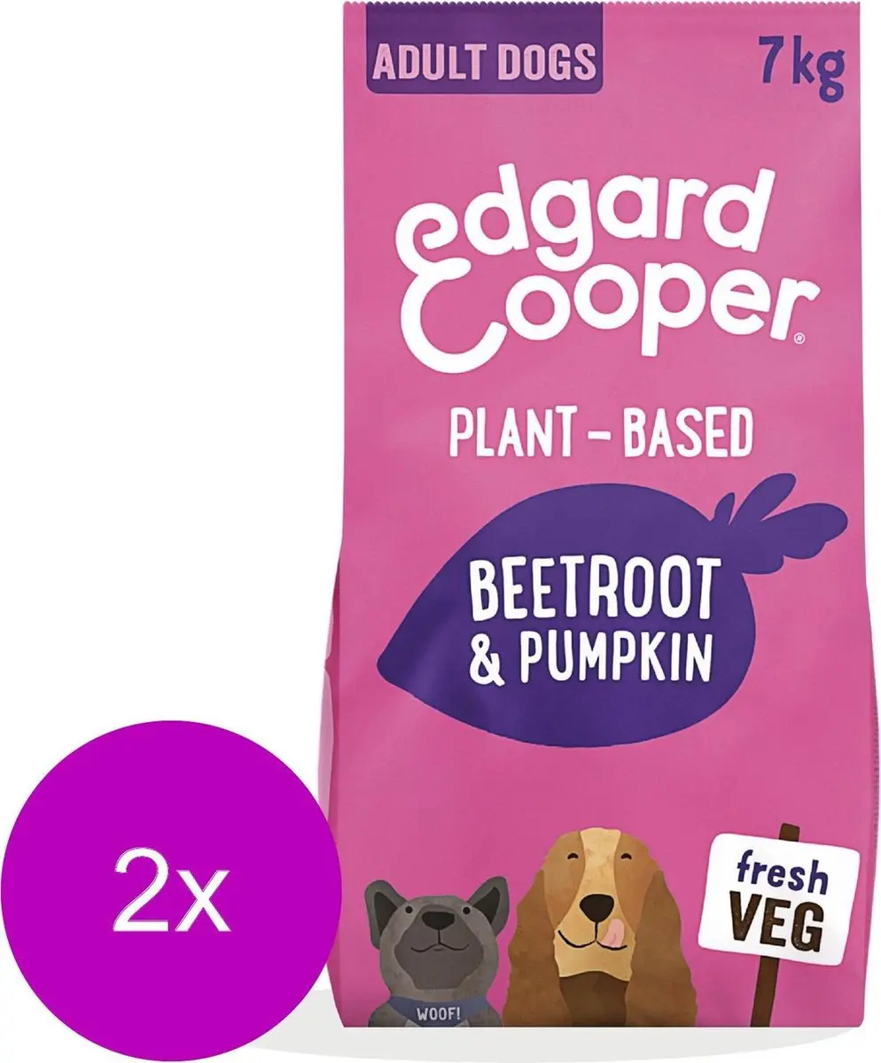 Edgard & Cooper Plantbased Adult Rode Biet&Pompoen