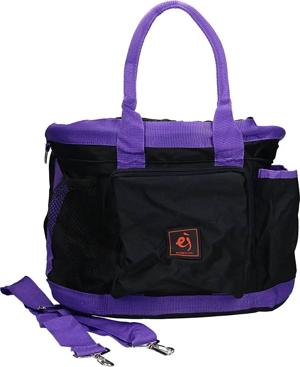 Epplejeck Groomingbag - Poetstas Zwart-Paars - afbeelding 2 van 2