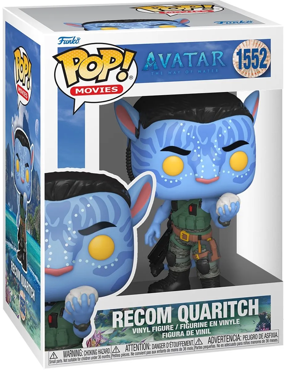 Funko Pop Movies Avatar Recom Quaritch Vinylfiguur 9,5cm #1552