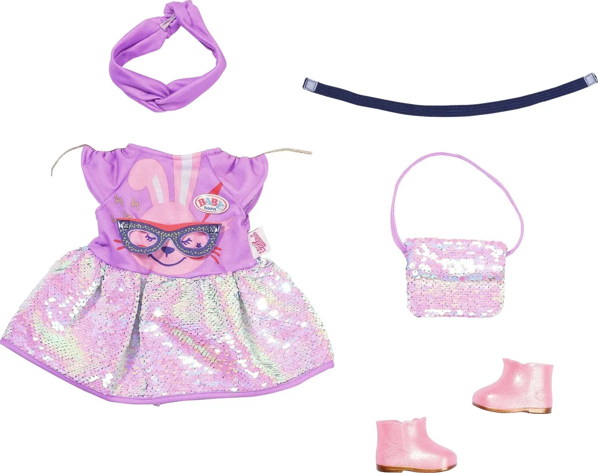 Baby Born Deluxe Happy Birthday Outfit 43cm - Multicolor - afbeelding 5 van 6