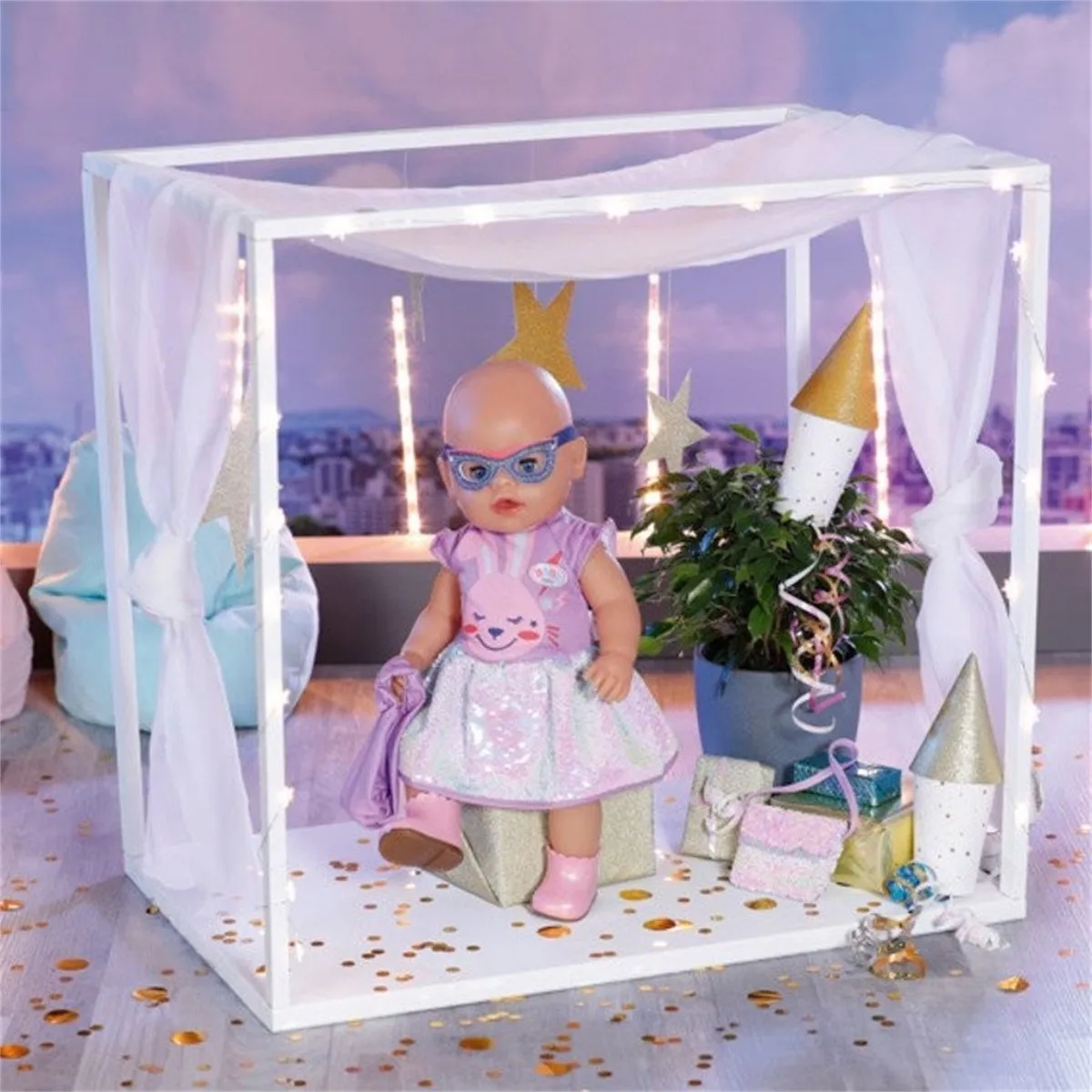 Baby Born Deluxe Happy Birthday Outfit 43cm - Multicolor - afbeelding 4 van 6