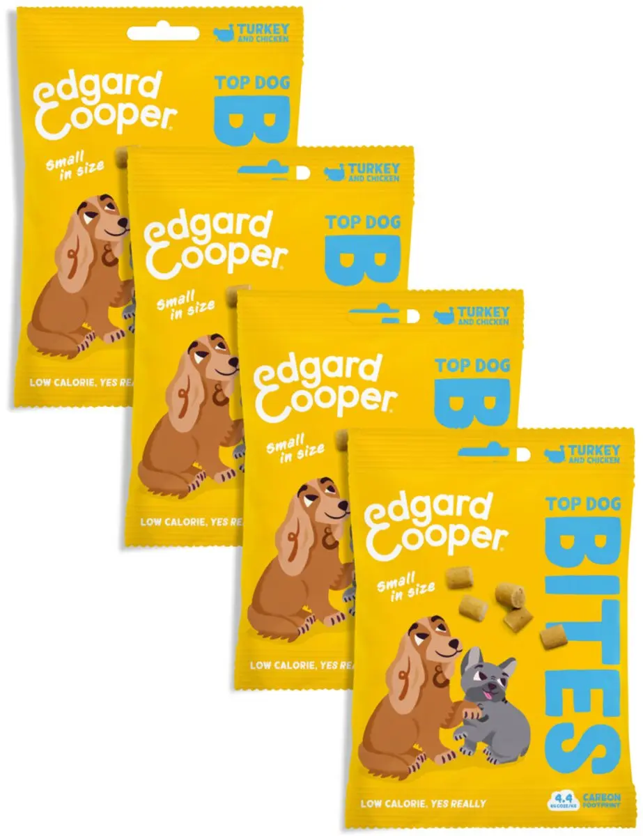 Edgard & Cooper Kalkoen Bites Hondensnacks 200g