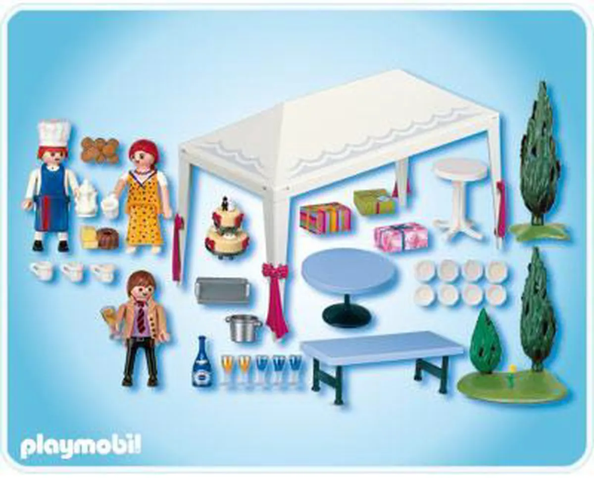 Playmobil Partytent met Gasten 4308