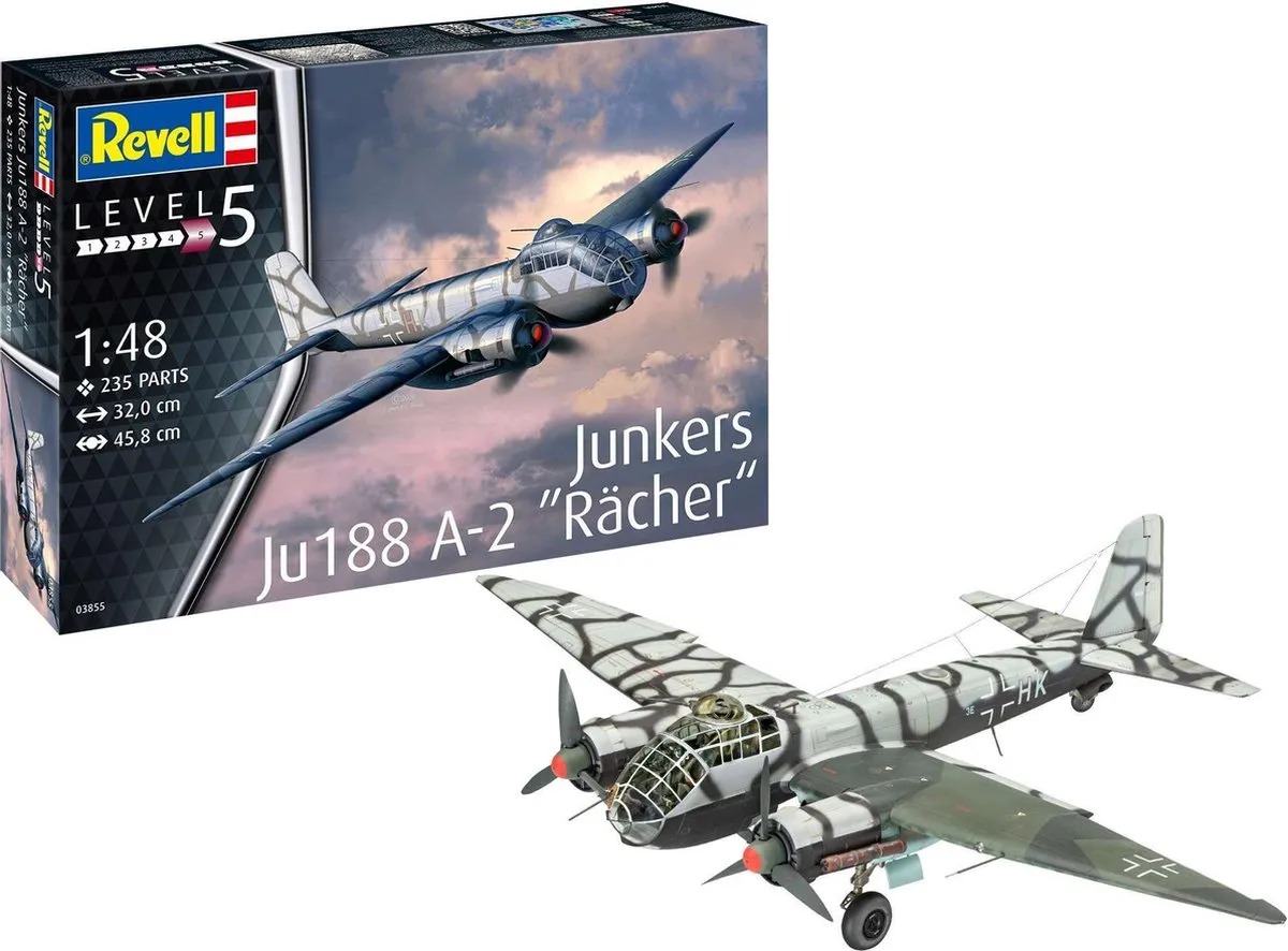 Revell 03855 Junkers Ju188 A-2 Modelbouwpakket 1:48