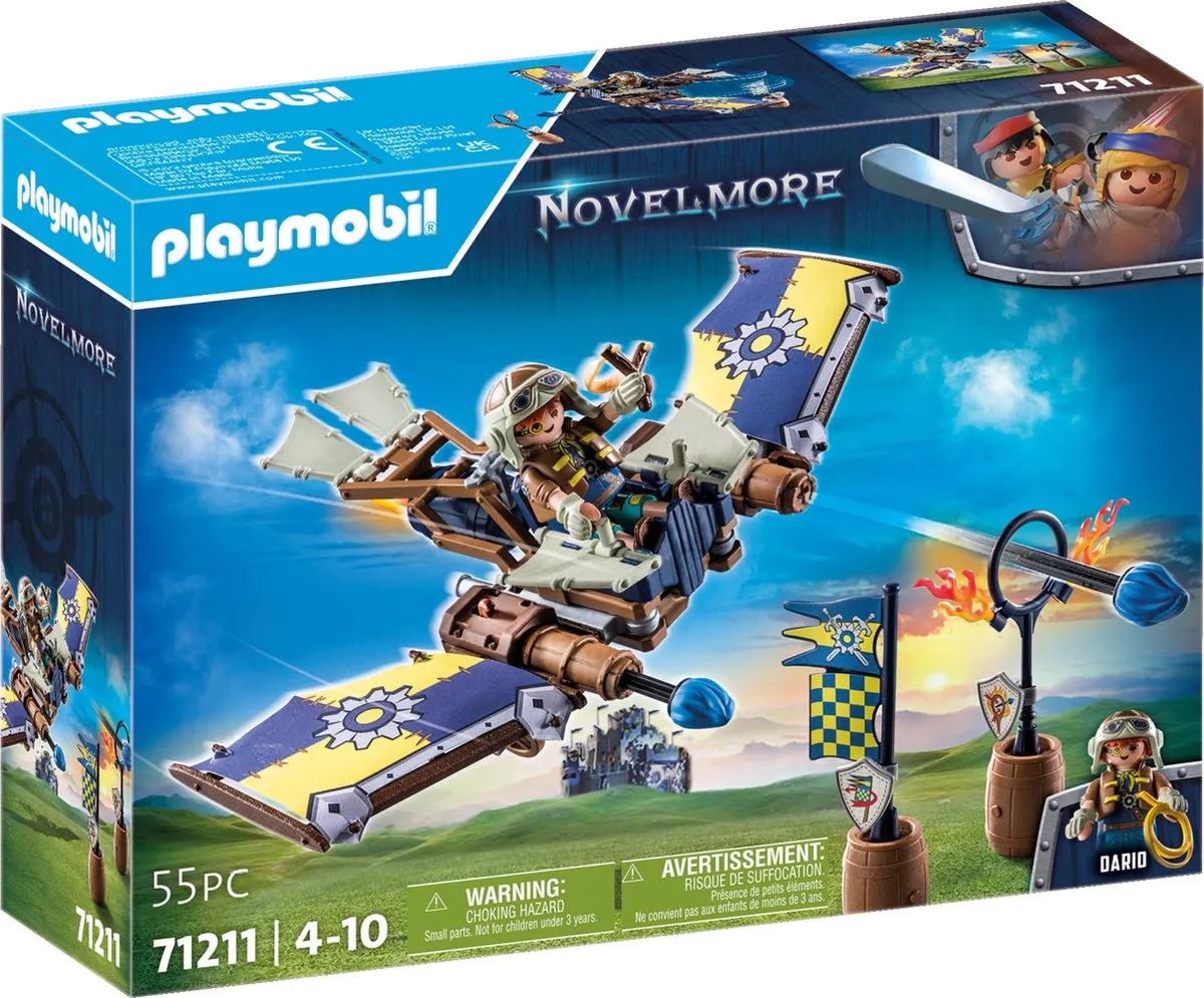 Playmobil Novelmore Dario's Zweefvliegtuig 71211
