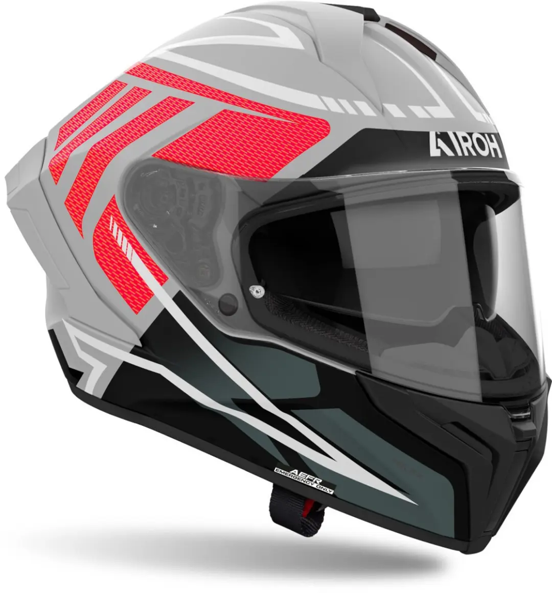 Airoh Matryx Rider Integraalhelm XXL - Zwart/Grijs/Rood