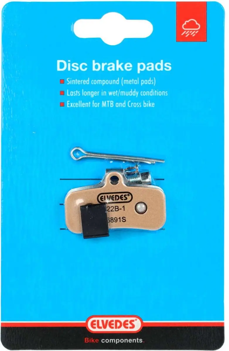 Elvedes Shimano BR-M810 Schijfremblok - Gesinterd Koper - afbeelding 2 van 6