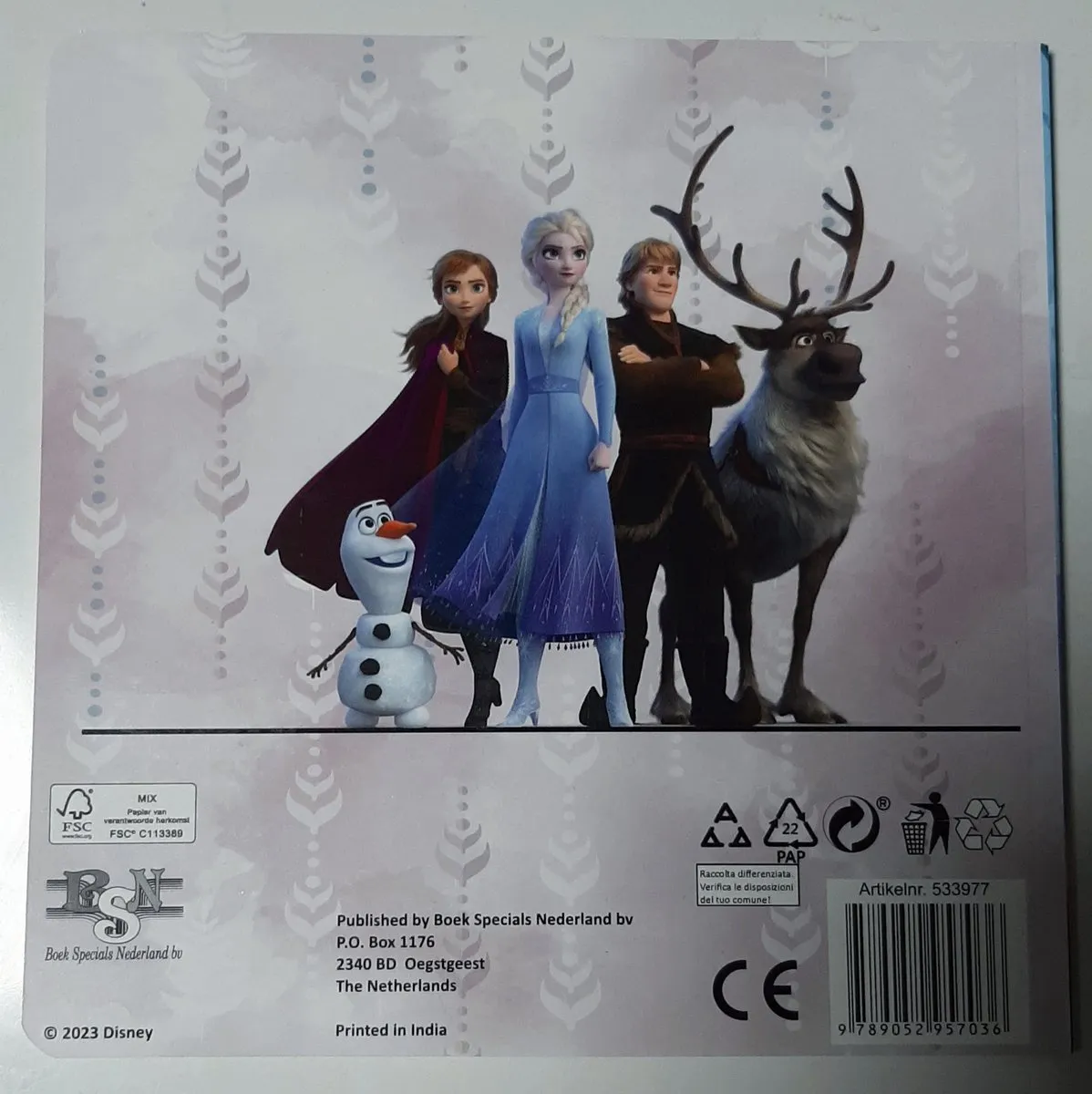 Disney Frozen II Kleurboek Mandala Glitter