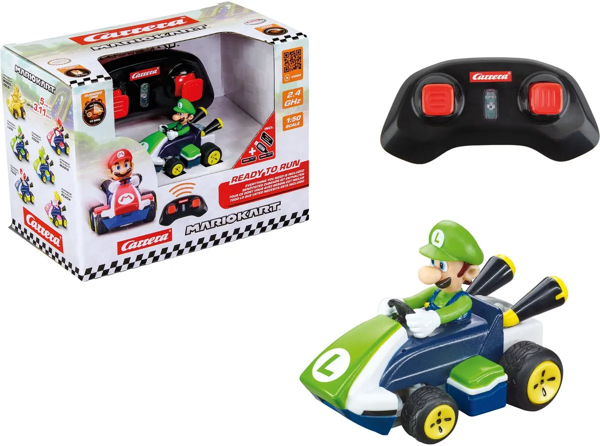 Carrera RC Auto Mini Luigi CAR370430033 - 6,2cm - 2,4GHz