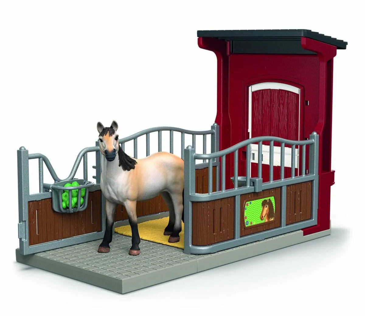 Schleich Farm World Ponybox Mustang Merrie 42724 - Multikleur