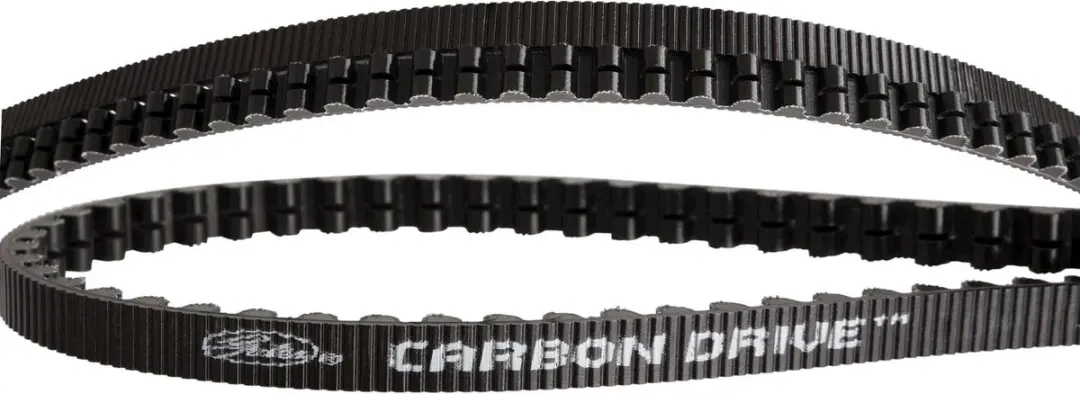 CDX riem Carbon Drive 128 tanden zwart