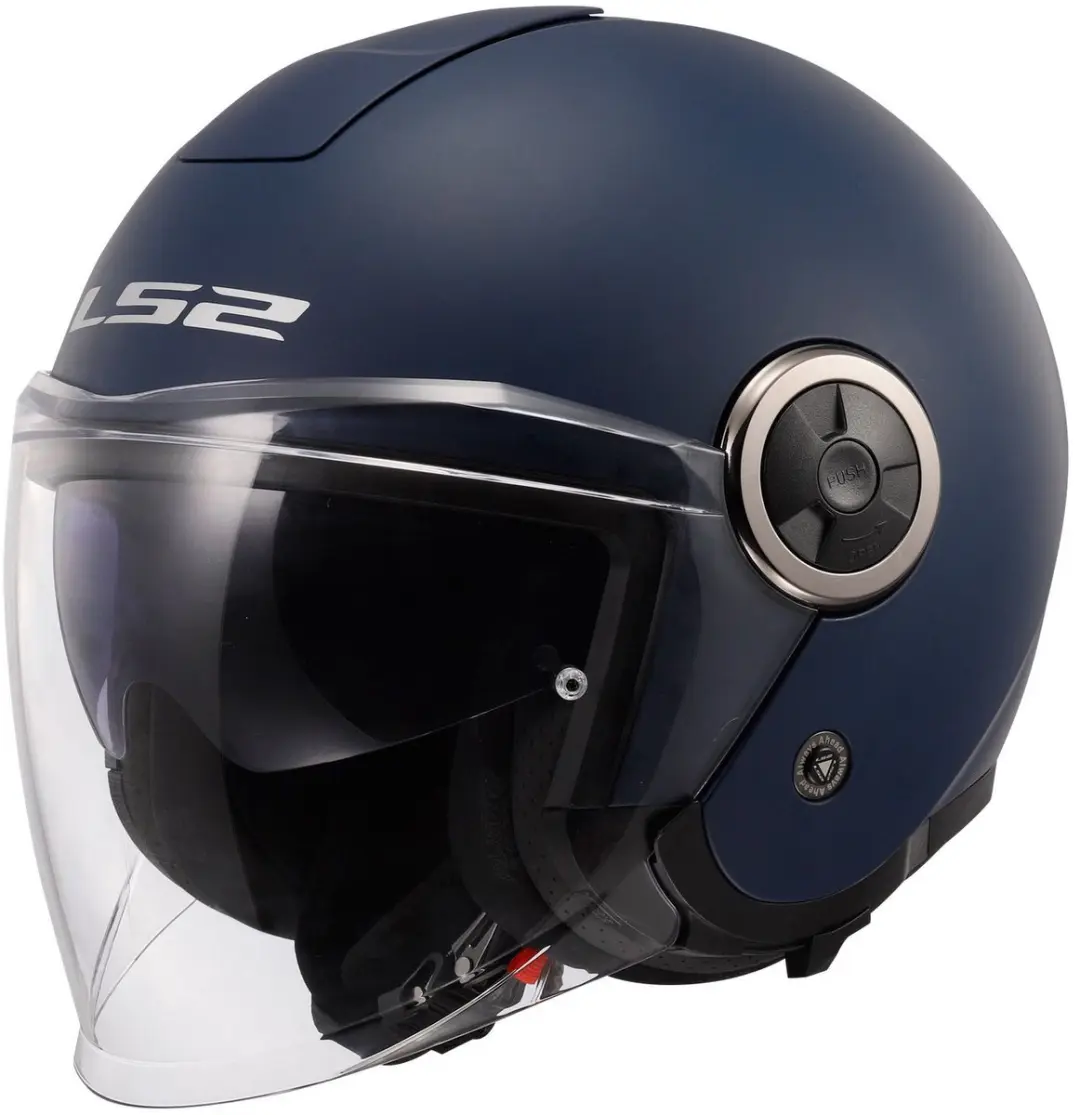 LS2 Helm Classy Solid OF620 mat blauw maat XS