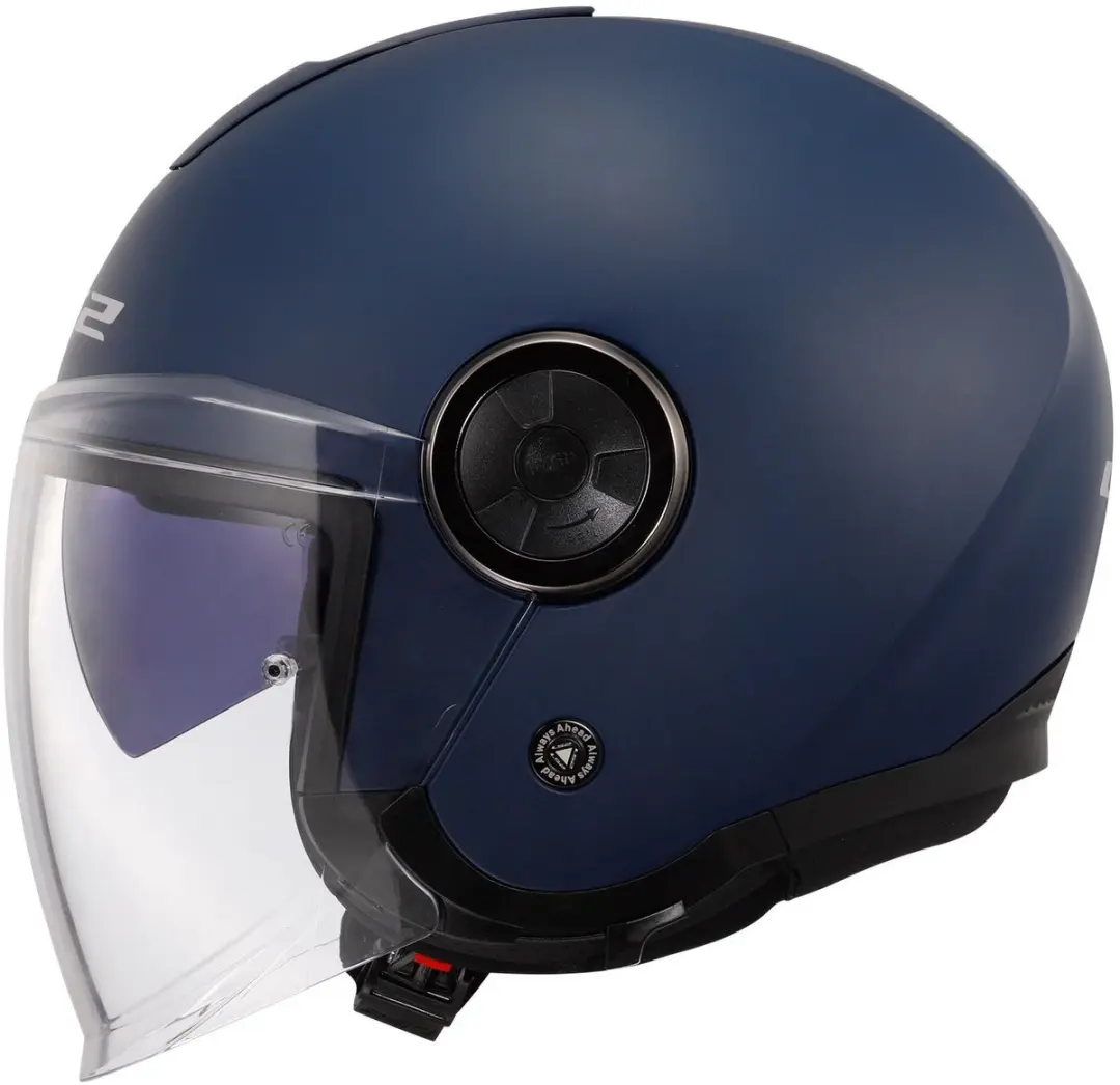 LS2 Classy Solid OF620 Helm - Mat Blauw - Maat XS