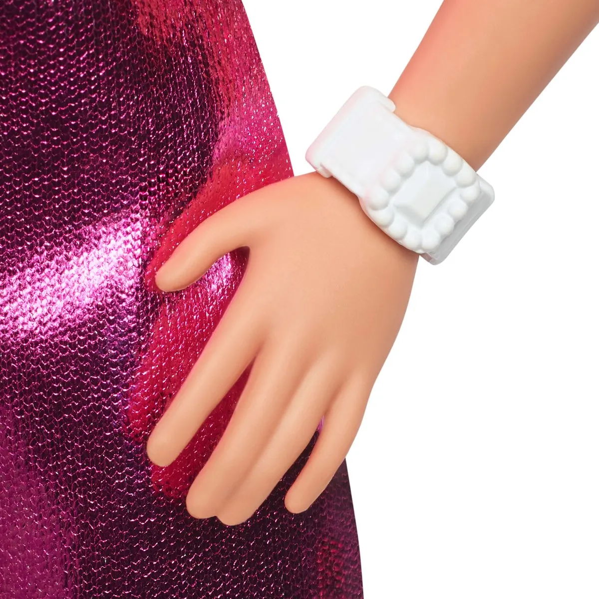 Barbie Fashionista Fuchsia Korte Jurk - Modepop