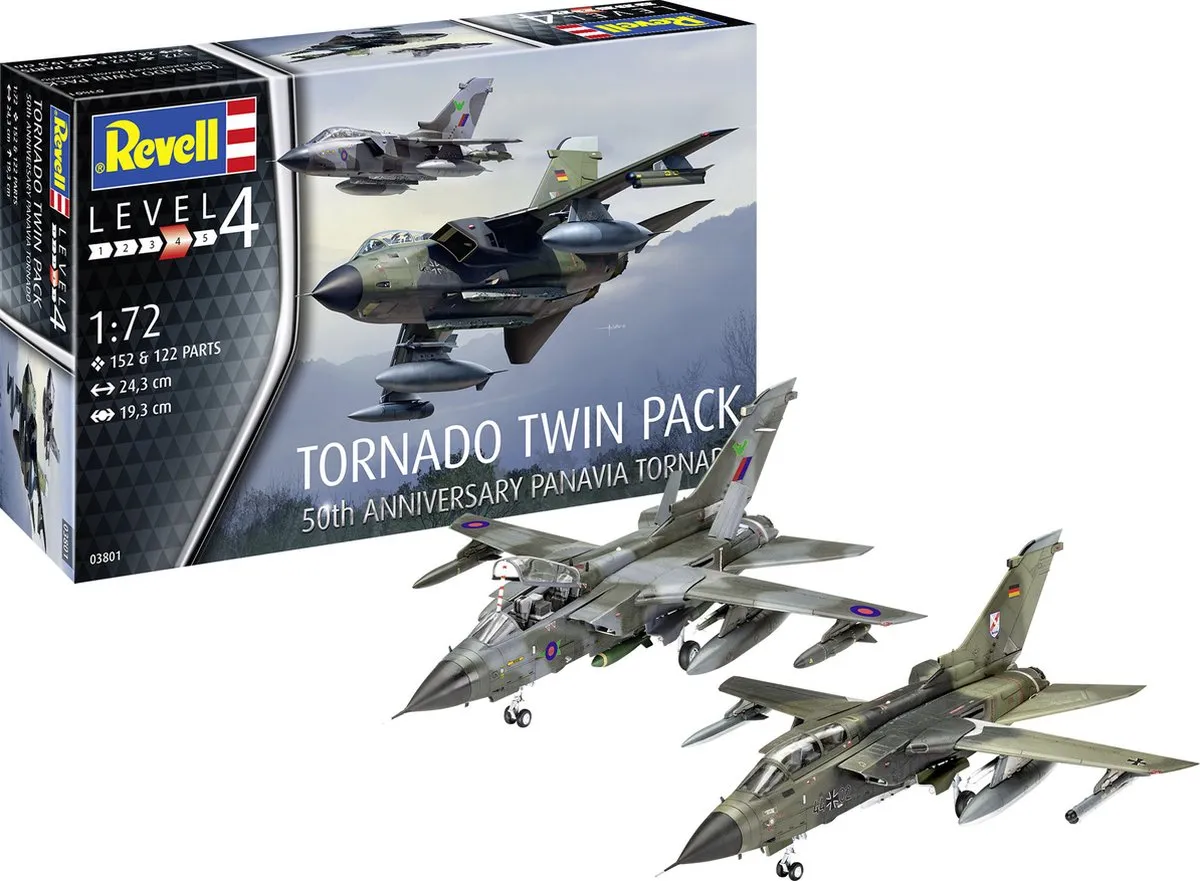 Revell 03801 Militaire Voertuigen Panavia Tornado Twin-Pack