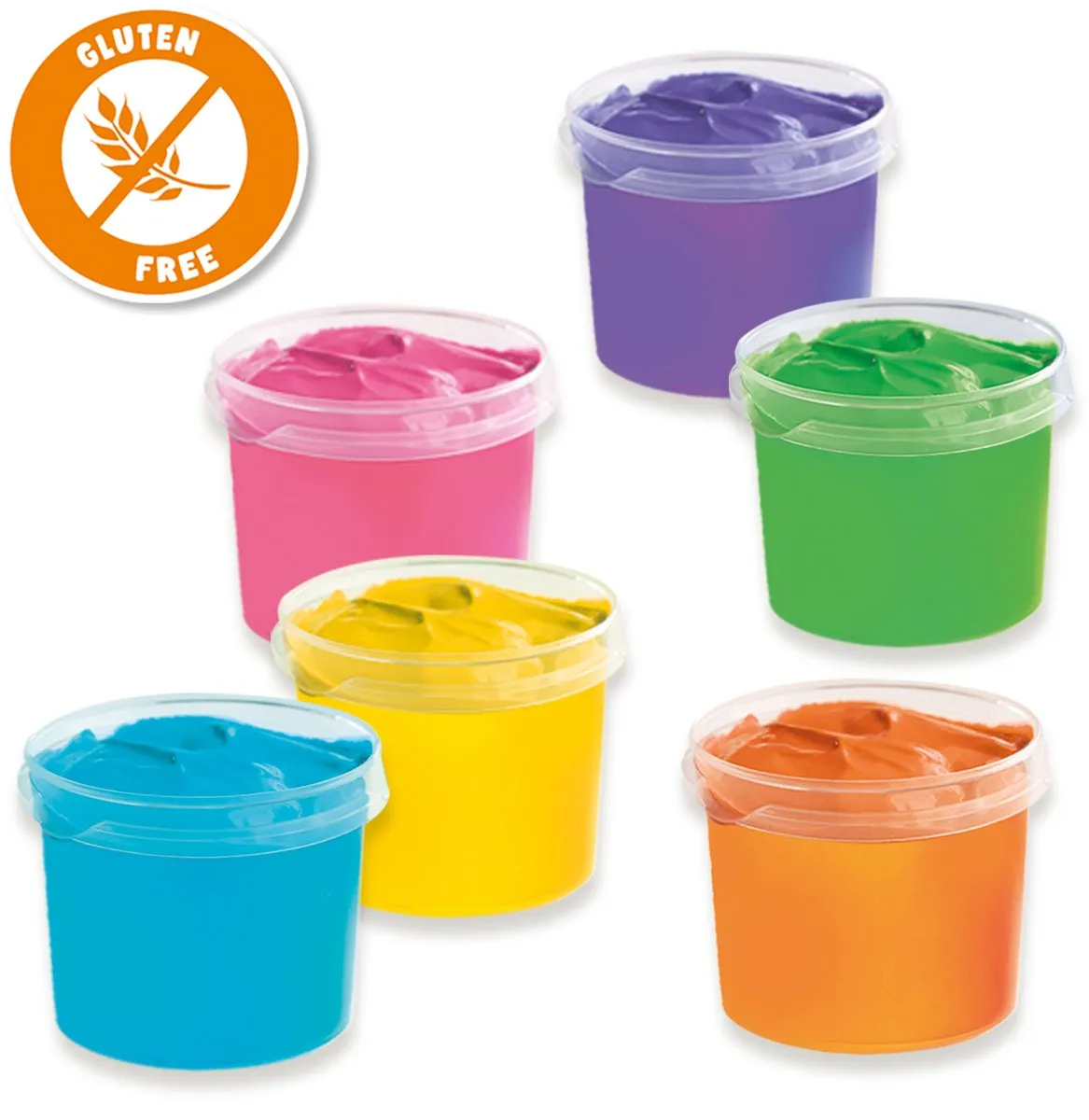 SES Creative Vingerverf Mega Set 6x110ml - 6 Kleuren