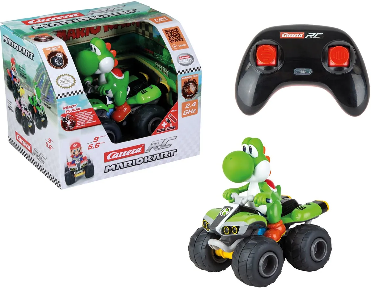 Carrera RC Mario Kart Yoshi Quad 1:20 - 19,5cm - 2,4GHz