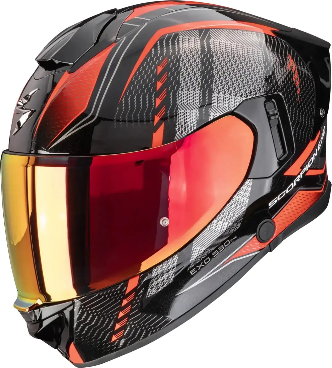 Scorpion EXO-530 Theras Black Metal Red