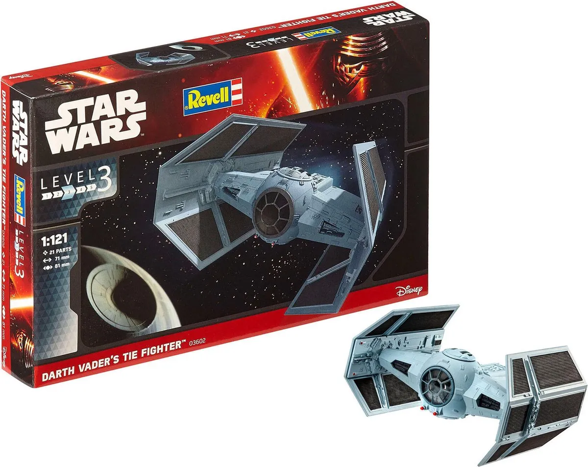 Revell Star Wars Darth Vaders TIE Fighter Modelbouwpakket 1:121