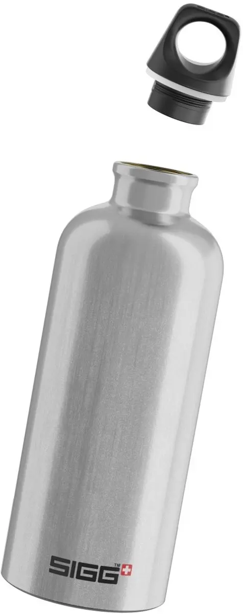 Sigg Traveller 0.6L Aluminium Drinkfles - 0.6L - Grijs