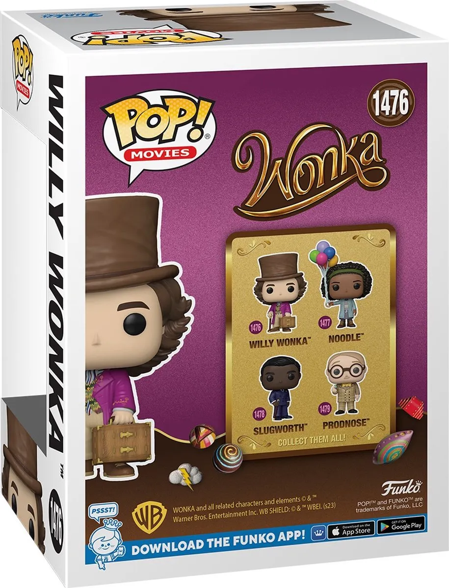 Funko Pop Movies Wonka Willy Wonka 9,5cm #1476