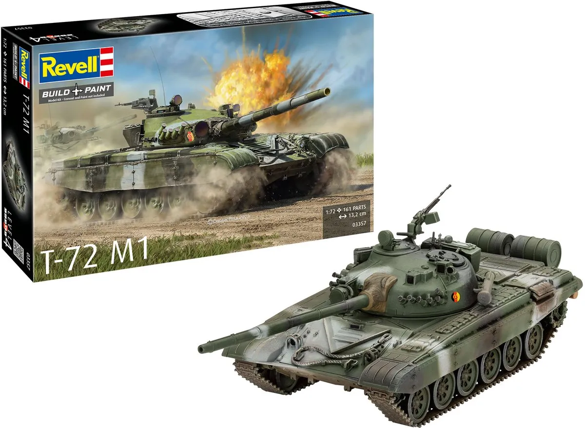 Revell 03357 T-72 M1 Tank Modelbouwpakket