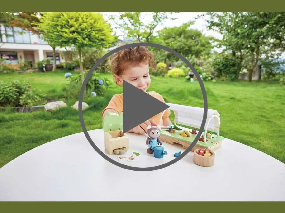 Hape Biologische Kas - Poppenhuispop - 1 Meubel - Veelkleurig
