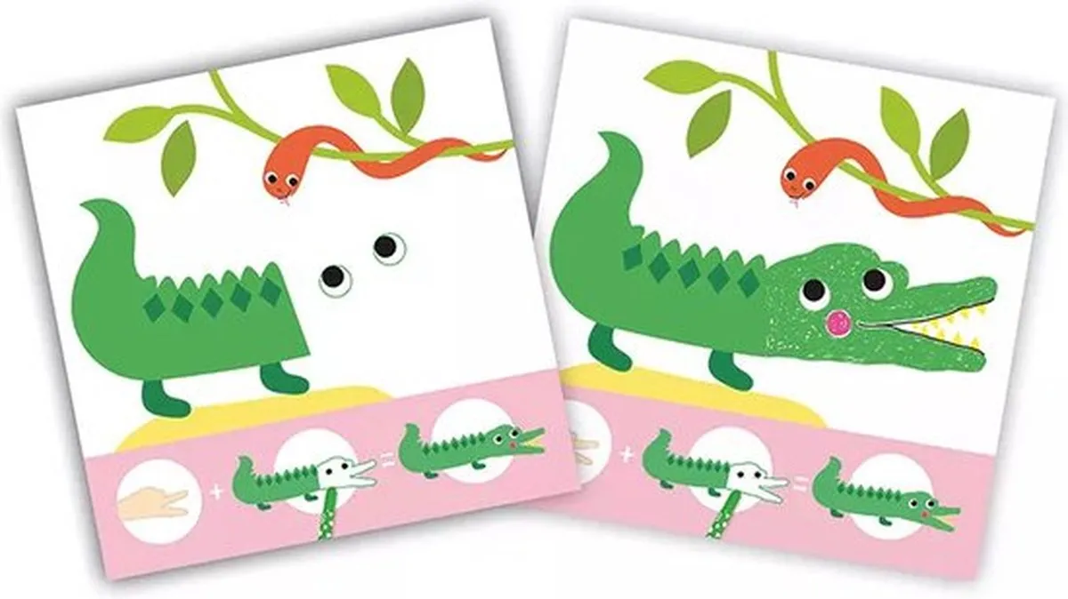 Janod My Arts & Crafts Teken- en Kleurboek - 8 Tabellen & 10 Illustraties - Multikleur