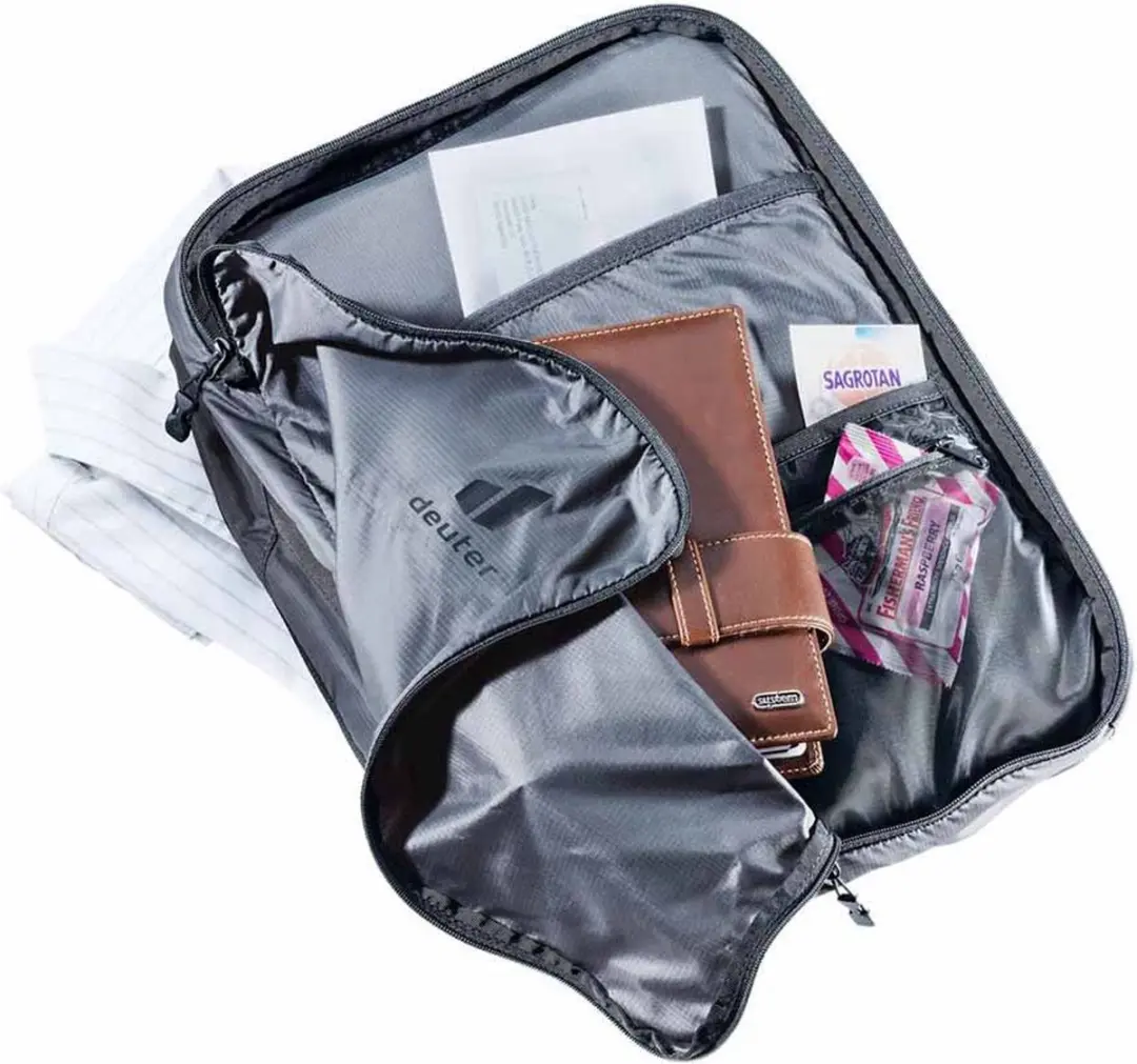 Deuter Kledingzak Orga Zip Pack - Graphite-Black - afbeelding 2 van 6