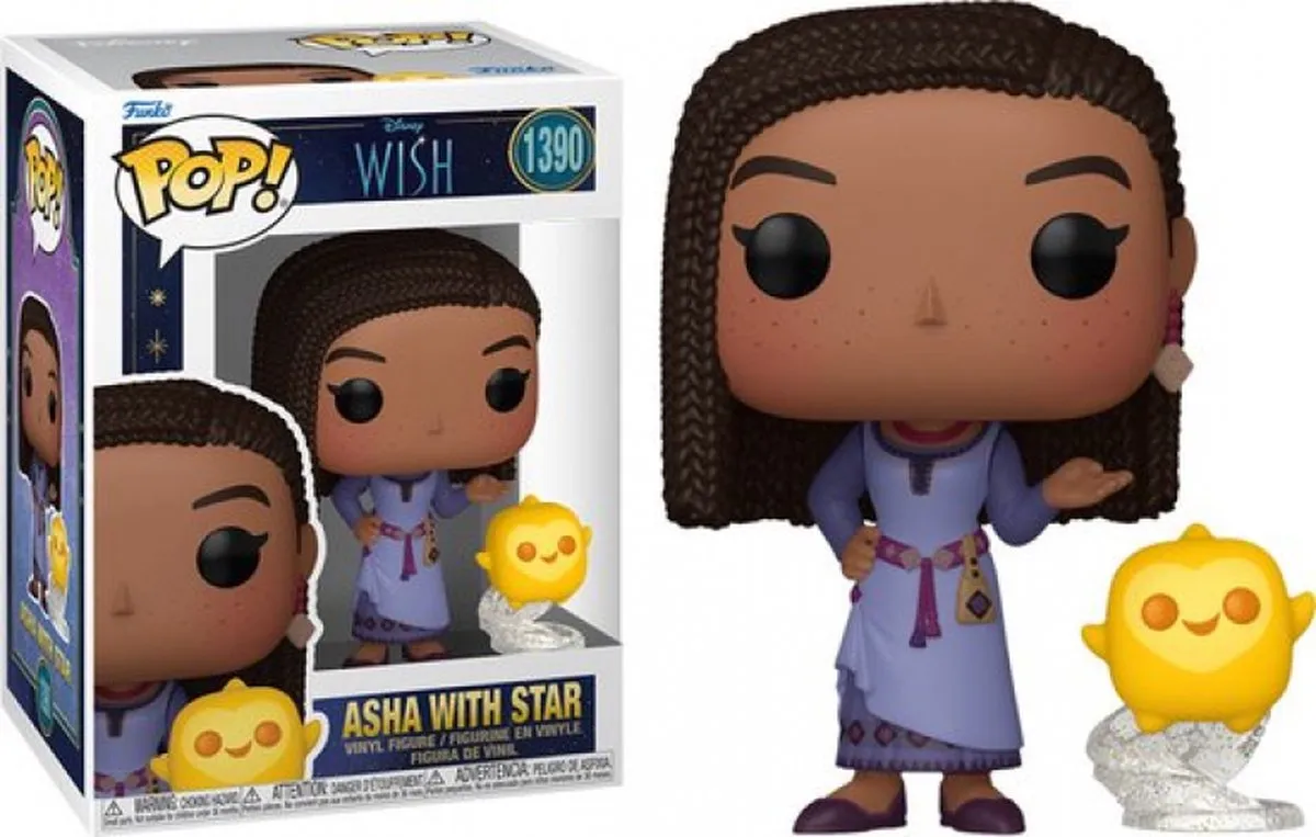 Funko Pop! Disney Wish Asha met Ster - Veelkleurig
