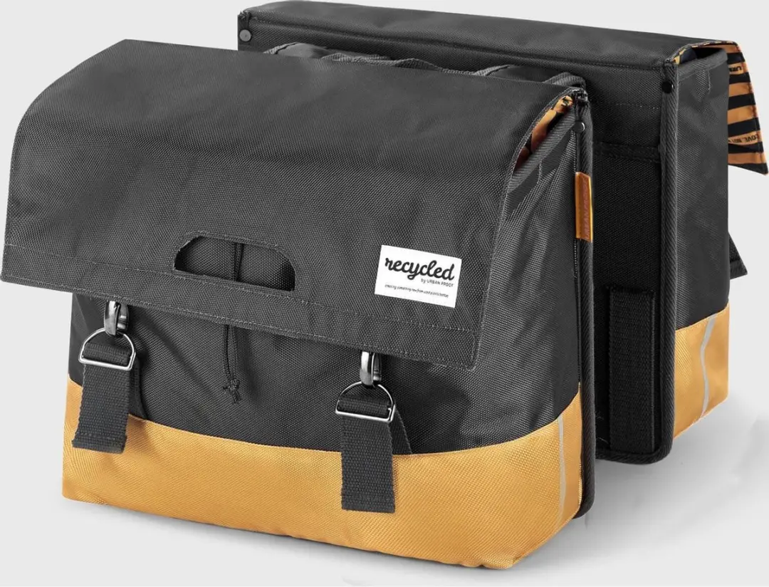 URBAN PROOF Gerecyclede Dubbele Fietstas 40L