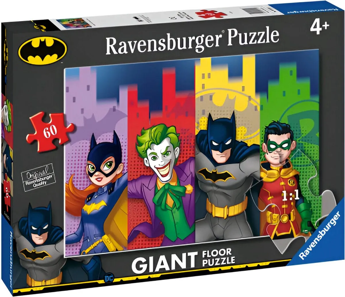 Ravensburger Batman Puzzel 60 Stuks - Veelkleurig