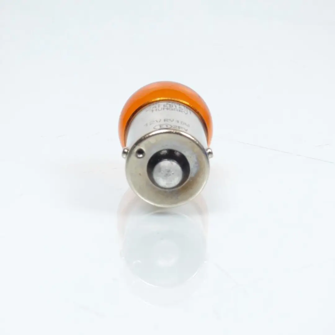 bau15s oranje knipperlichtlamp 12v 10w verspringende noppen nieuw voor motor sco