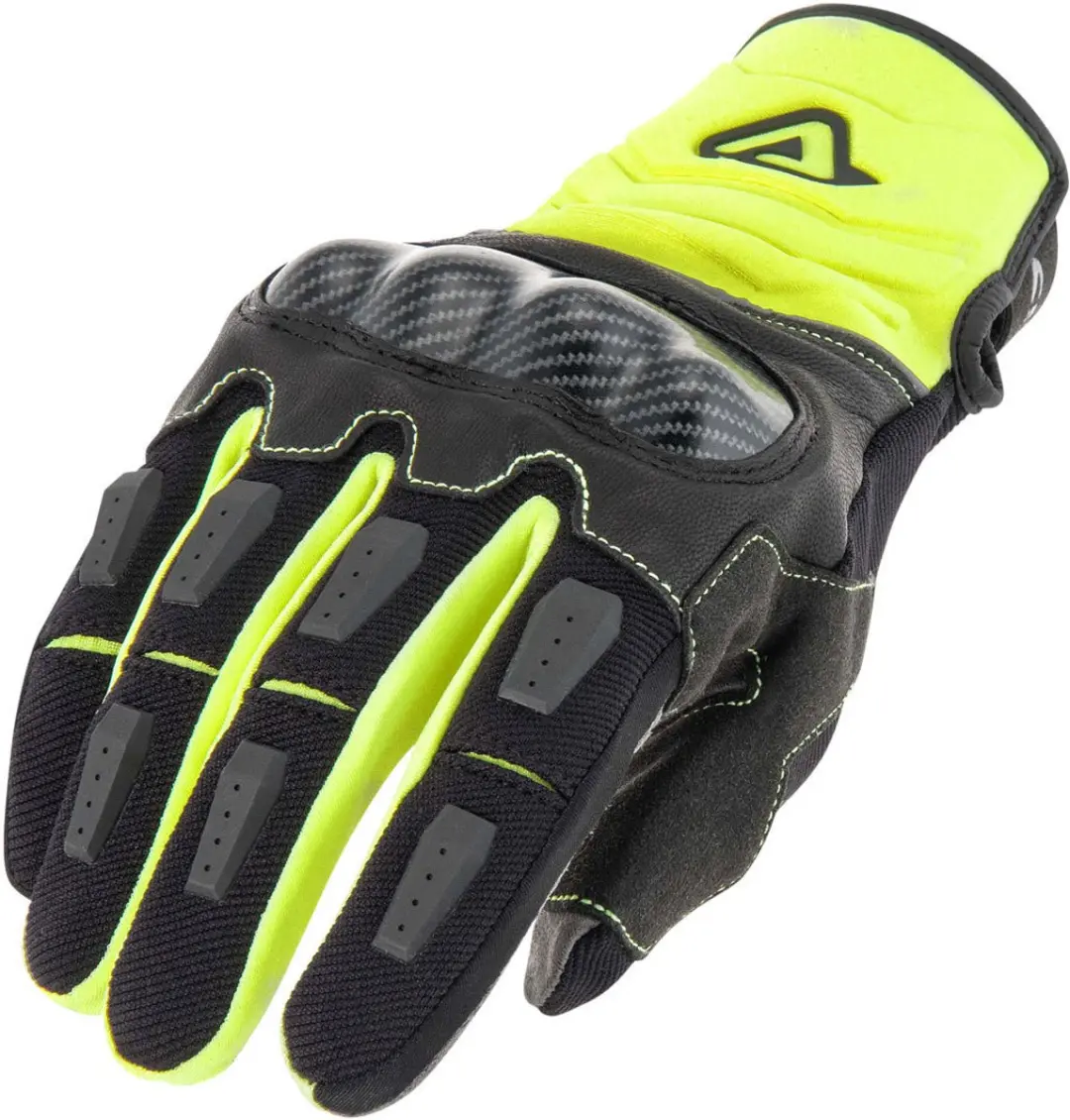 Acerbis Carbon G 3.0 Geel Zwart Handschoenen