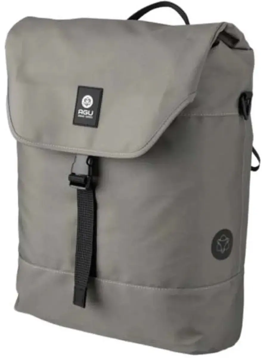 AGU Urban Enkele Fietstas 17L - Click'nGo - Waterafstotend - Elephant Grey