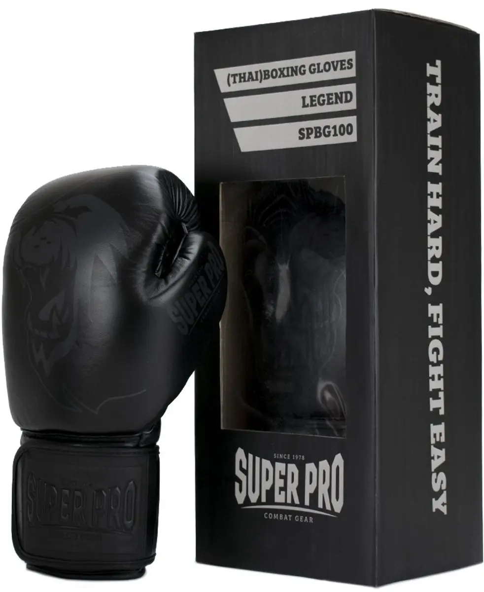Super Pro Combat Gear Legend Bokshandschoenen 18oz - Zwart