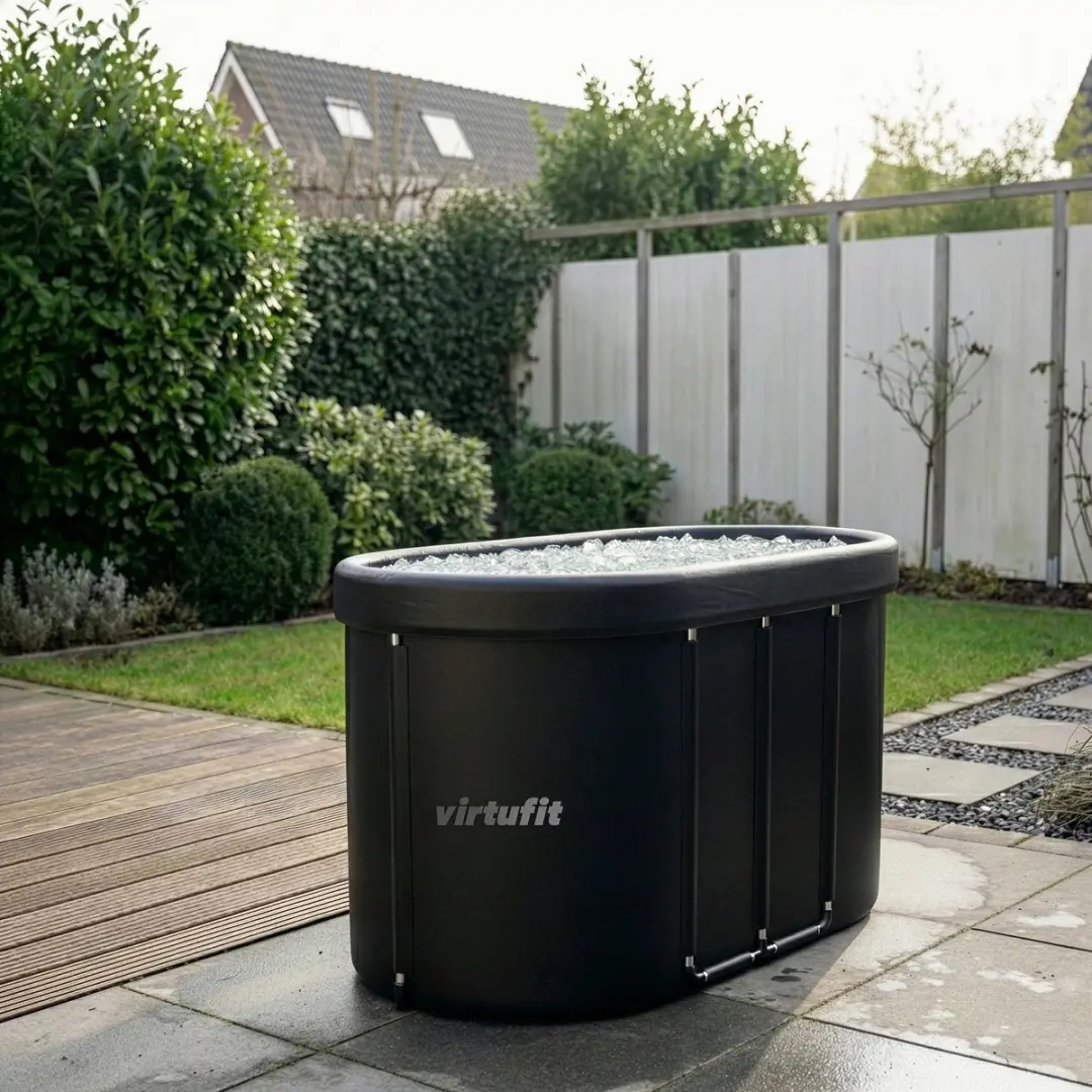 Virtufit IJsbad Ovaal VF13108 - 500L - Antraciet